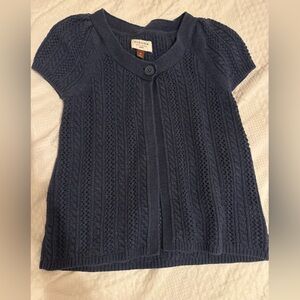 Sonoma Navy Cable Knit Sweater Vest